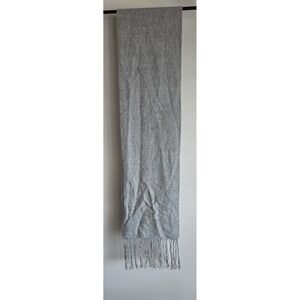 Alpaca Camargo Scarf Gray Rectangle Wrap Shawl Stole Neck
